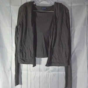 American Eagle Outfitters open front long sleeve shirt